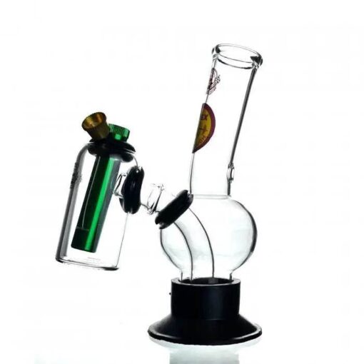 Agung Shorty Double Chamber Glass Bong 18cm