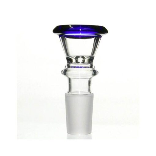 Agung Small Glass Cone Piece 14mm Blue