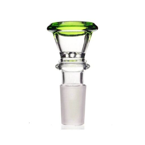Agung Small Glass Cone Piece 14mm Green