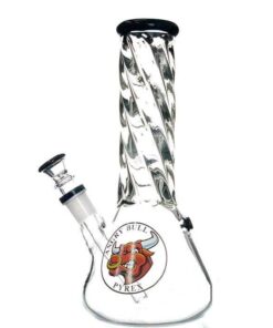 Agung Spiral Beaker Glass Bong 25cm