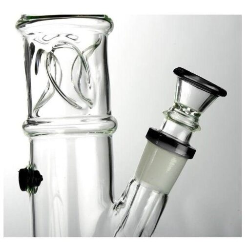 Agung Straight Tube Ice Slider Glass Bong 33cm