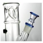 Agung Straight Tube Ice Slider Glass Bong 33cm