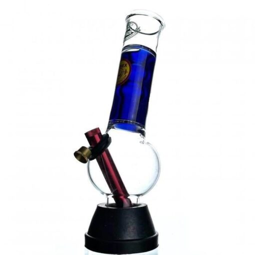 Agung Stumpy Smartie Cooling Glass Bong 25cm Blue