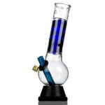 Agung Stumpy Smartie Cooling Glass Bong 25cm Light Blue
