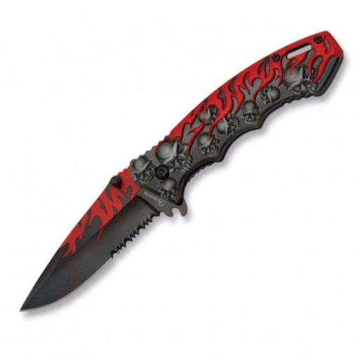 Albainox Fantasy 3D Skull Handle Folding Knife 12cm