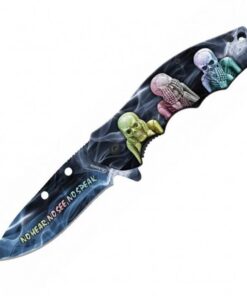 Albainox Fantasy Skull ABS 3D Handle Folding Knife