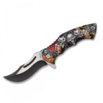 Albainox Skull Gunner Fantasy Folding Knife 12cm