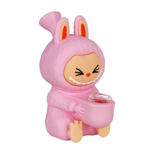4CT BUNDLE - Funny Animal Silicone Water Pipe - 5.5" / Assorted Colors