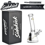 Gear Premium Sidekick Laid Back Glass Beaker Water Pipe | 12" - Headshop.com