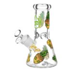 Pulsar Pine alien Design Series Glass Beaker Water Pipe - 8" - Headshop.com