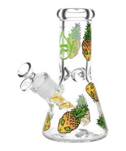 Pulsar Pine alien Design Series Glass Beaker Water Pipe - 8" - Headshop.com