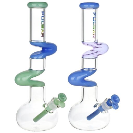 Pulsar Paths Of Joy Glass Water Pipe | 15" | 14mm F - Headshop.com