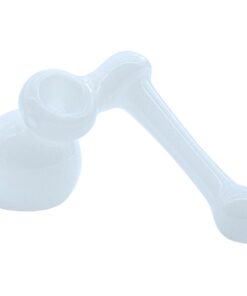 LA Pipes "Ivory Sidecar" Glass Sidecar Bubbler Pipe - Headshop.com