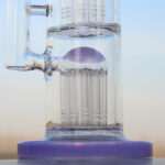 10.6" Glass Straight Water Pipe w/ Dual Arm Percolators - Headshop.com