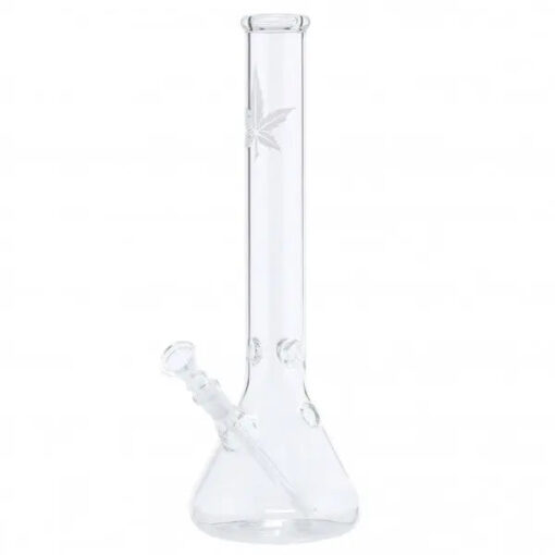 14" Hemp Lear Beaker Glass Water Pipe - Headshop.com