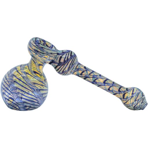 LA Pipes "Full Rake" Fumed Hammer Bubbler Pipe (Various Colors) - Headshop.com