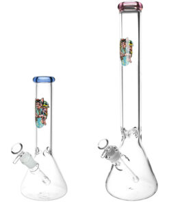 Chill Cat Glass Beaker Water Pipe | 14mm F | Colors Vary - Headshop.com