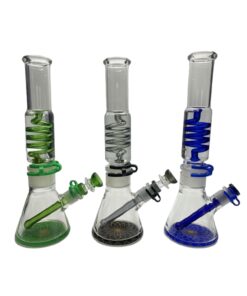 Glycerin Coil Bong With Design