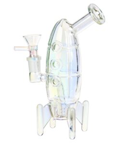 Journey To The Stars Electroplated Glass Water Pipe - 7" / 14mm F - Headshop.com