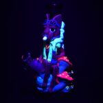Pulsar Artist Series Glow Beaker Water Pipe | 9.5" | 14mm F - Headshop.com