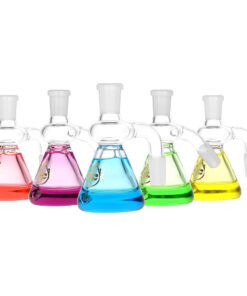 Pulsar Glycerin Beaker-Style Dry Ash Catcher | 3.5" | 14mm | Colors Vary - Headshop.com