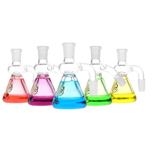 Pulsar Glycerin Beaker-Style Dry Ash Catcher | 3.5" | 14mm | Colors Vary - Headshop.com