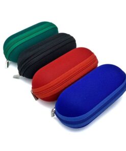 Small Sweet Puff Glass Pipe Pouch Case With Zip Lock