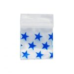 Blue Star Resealable Plastic Bags 25x25mm