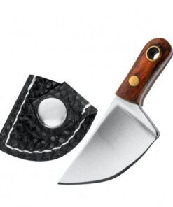 Stainless Steel Mini Knife With Sheath Keychain Set D