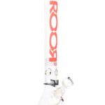 ROOR 18″ Bent-Neck Beaker Bong – 5mm Thick Glass-on-Glass w/ Ice Pinch