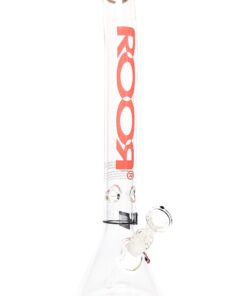 ROOR 18″ Bent-Neck Beaker Bong – 5mm Thick Glass-on-Glass w/ Ice Pinch