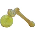 LA Pipes "Silver Sidecar" Fumed Hammer Sidecar Pipe (Various Colors) - Headshop.com