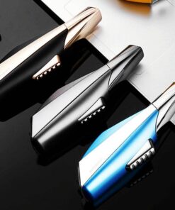 Jobon Single Jet Flame Refillable Metal Lighter - Adjustable Flame