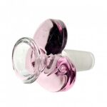 WEGE Pink Love Heart Glass Cone Piece 14mm