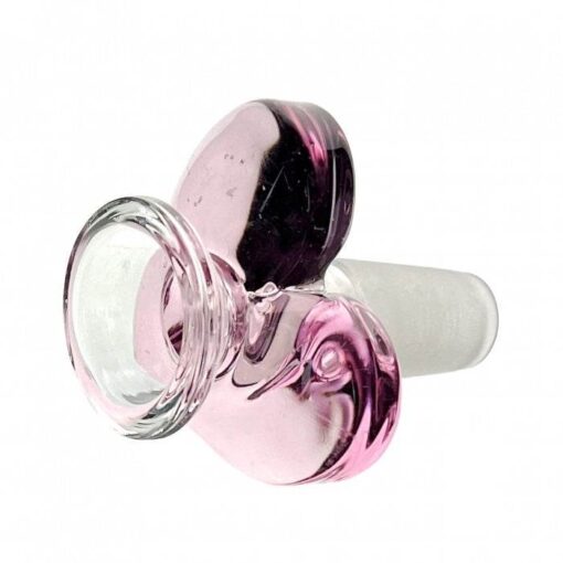 WEGE Pink Love Heart Glass Cone Piece 14mm