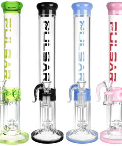 Pulsar Recycler Tube Water Pipe - 15"/14mm F/Colors Vary - Headshop.com