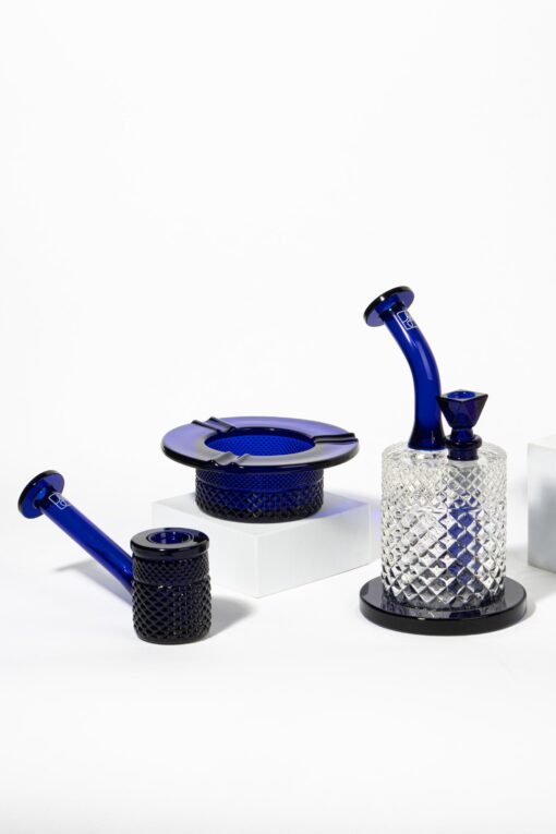Twenties Collection Water Pipe | Cobalt - Headshop.com