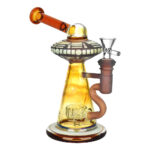 Take Me To Your Leader Water Pipe | 7.75" | 14mmm F - Headshop.com