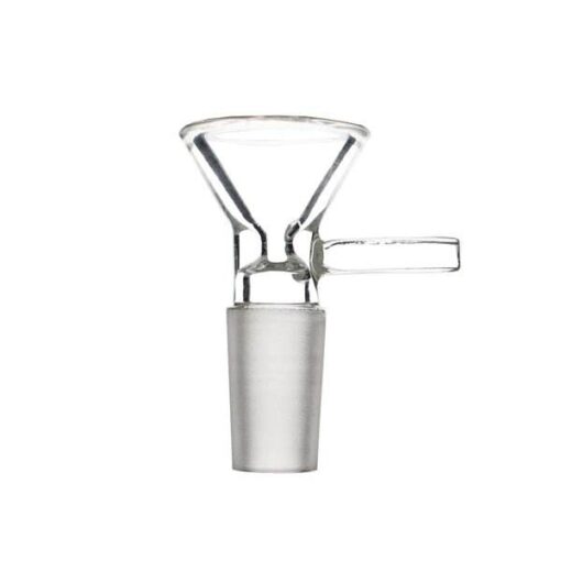 Clear Glass Cone Piece With Handle 14mm