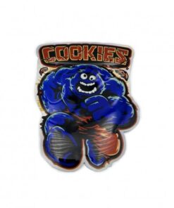 Cookies Die Cut Mylar Bag With Ziplock 10cm