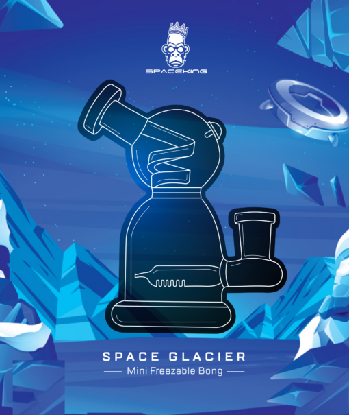 Space King Glass - 'Space Glacier' Freezable Bong - Headshop.com