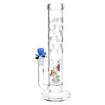 Pulsar Skate or Die Straight Tube Glass Water Pipe - 12.5" / 14mm F - Headshop.com