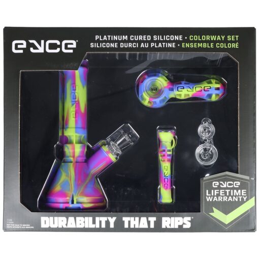 Eyce Colorway Silicone Herb Pipes Box Set | 5pc - Headshop.com