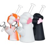 Silicone Cat Paw Water Pipe - 6.15" / 14mm F - Headshop.com
