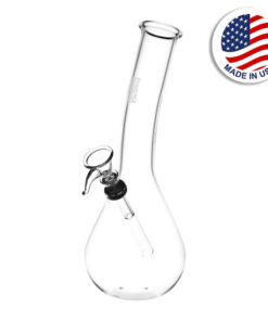 Phoenix Rising Leaning Tower of Beaker Water Pipe - 9.5" / Clear - Headshop.com