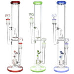 Pulsar Dub Fungi Straight Tube Water Pipe- 17"/14mm F / Colors Vary - Headshop.com