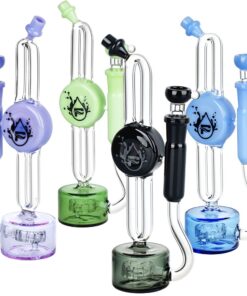 Pulsar Thin Line Glass Water Pipe - 8.5" / 14mm F / Colors Vary - Headshop.com