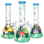 Froggy Friend Fun-guy Beaker Water Pipe | 10" | 14mm F - Headshop.com