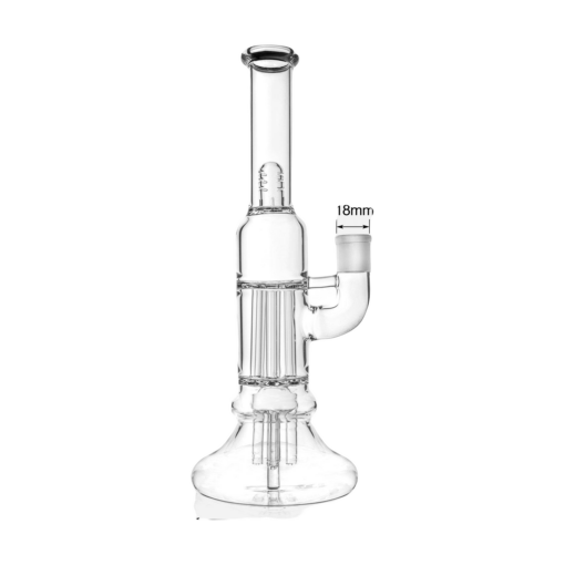 PILOTDIARY 12 Inch Tree Perc Bong with clear glass and measurements