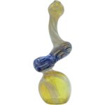 LA Pipes "Rake Bubb" Fumed Sherlock Bubbler Pipe (Various Colors) - Headshop.com